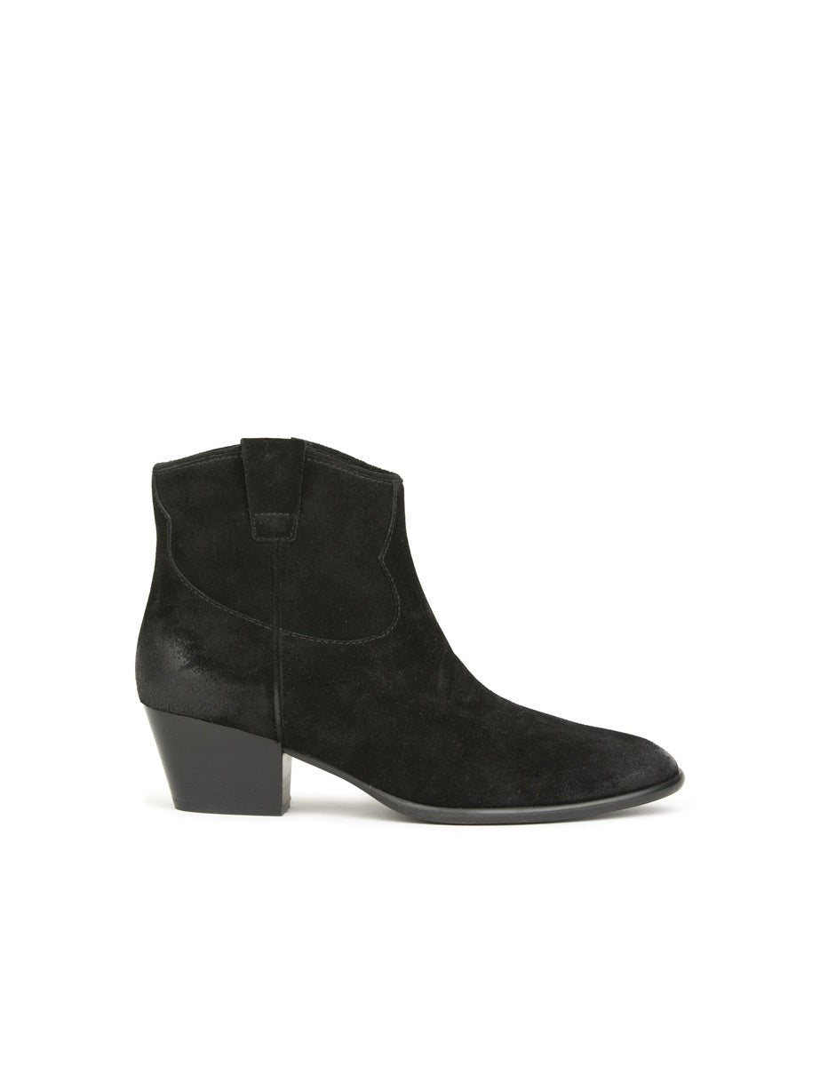 texano suede velours black - ash - stivaletto