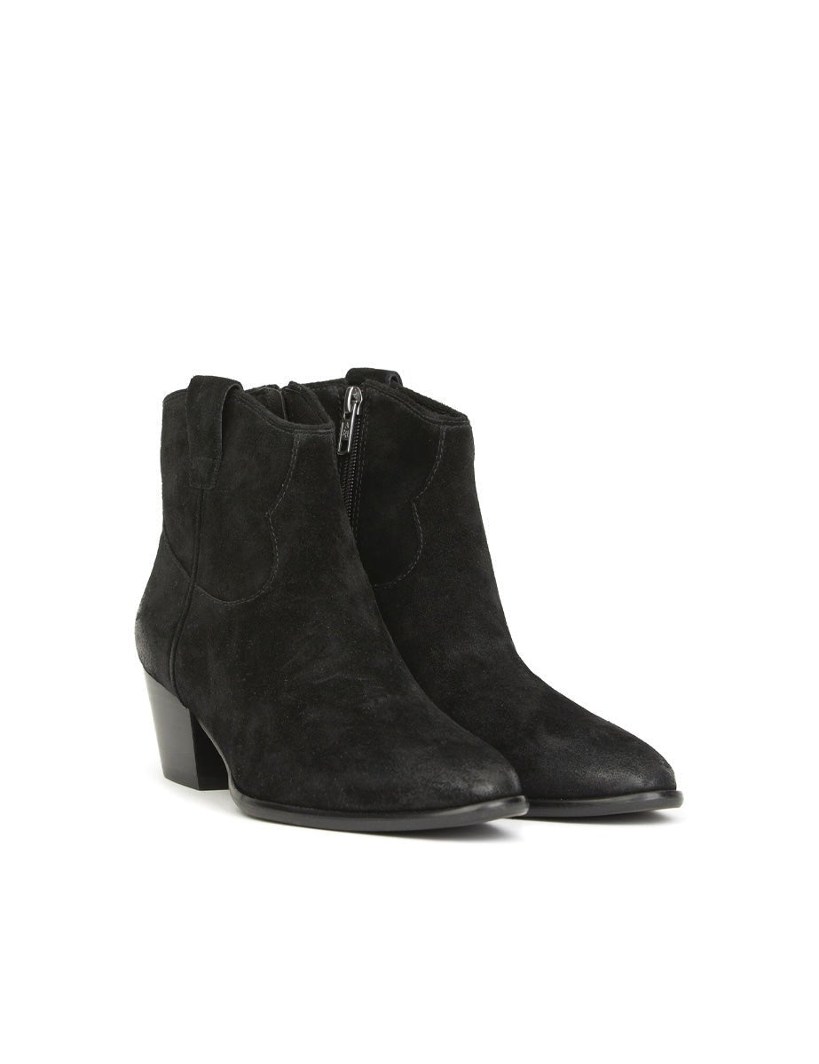 texano suede velours black - ash - stivaletto