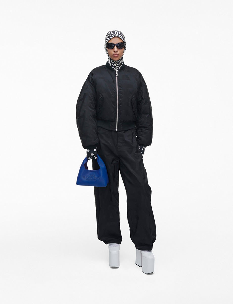 the mini sack leather cobalt - marc jacobs - shopper