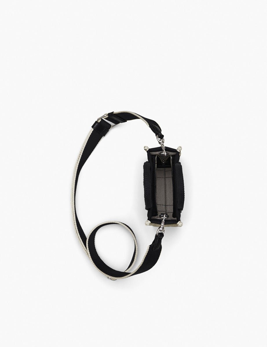 the phone tote leather nero - marc jacobs - shopper