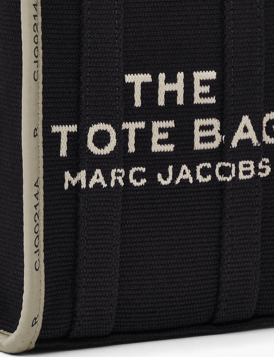 the phone tote leather nero - marc jacobs - shopper