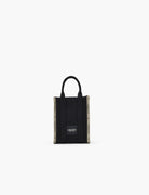 the phone tote leather nero - marc jacobs - shopper