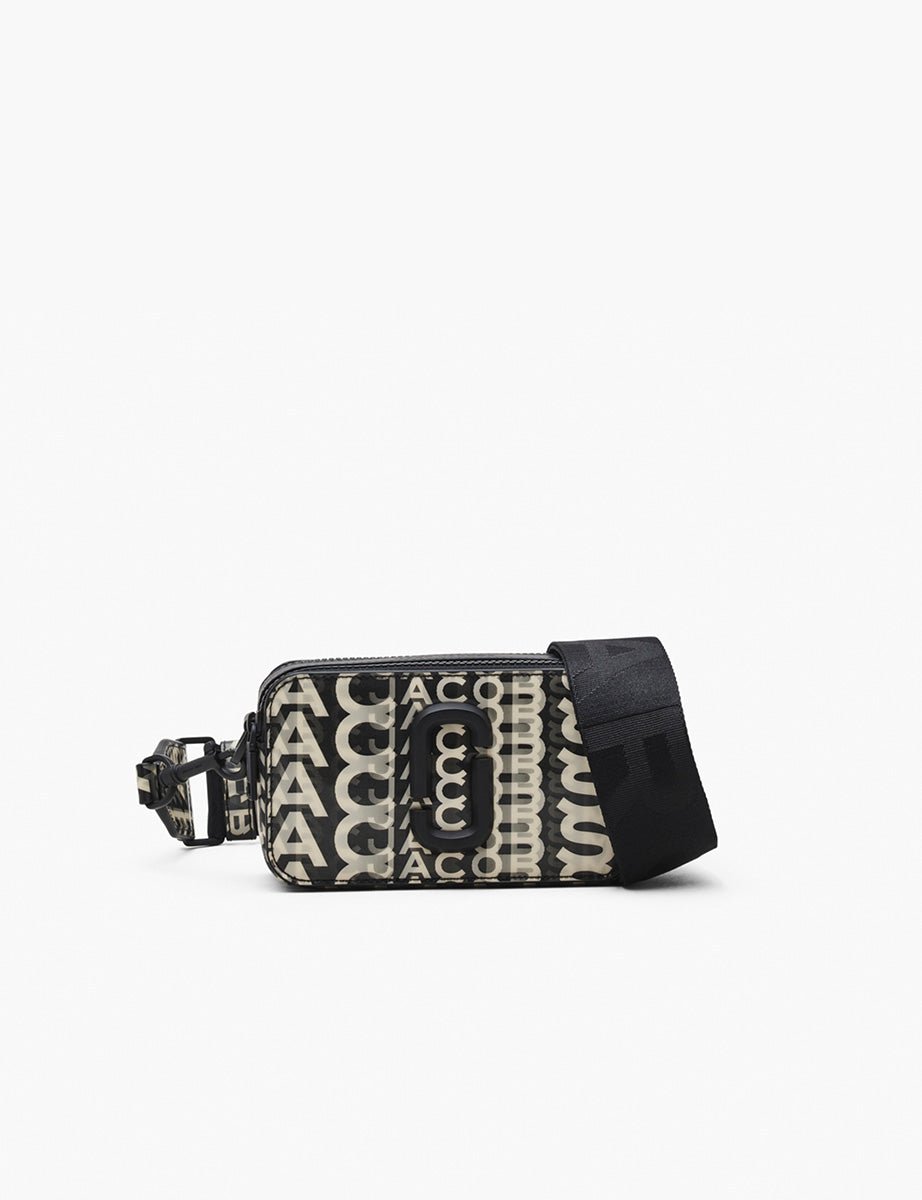 the snapshot leather black white - marc jacobs - clutch