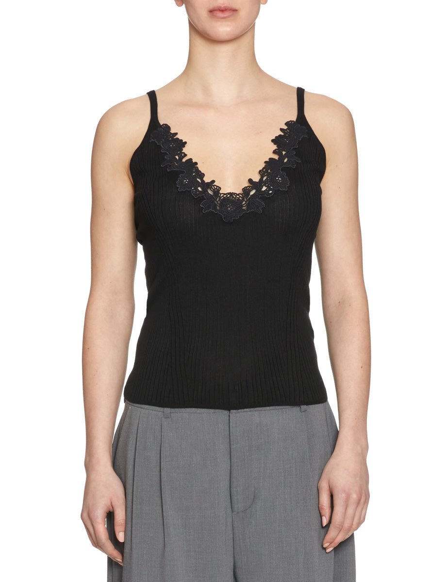 top ainsley pizzo noir - ulla johnson - canotta