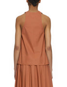 top cotone popeline terra - Frida SRL