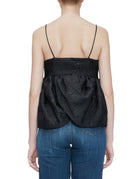 top jacquard svasato nero - Frida SRL