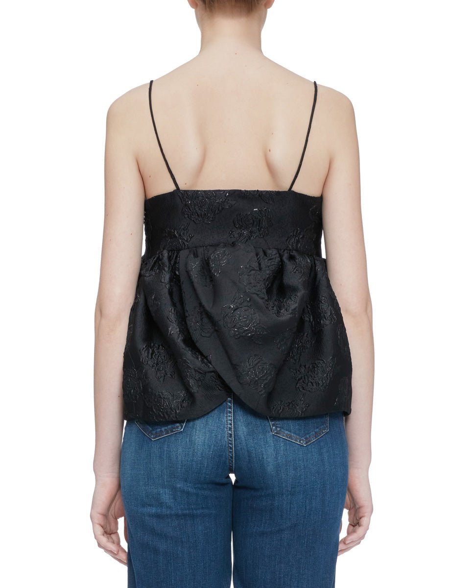 top jacquard svasato nero - Frida SRL