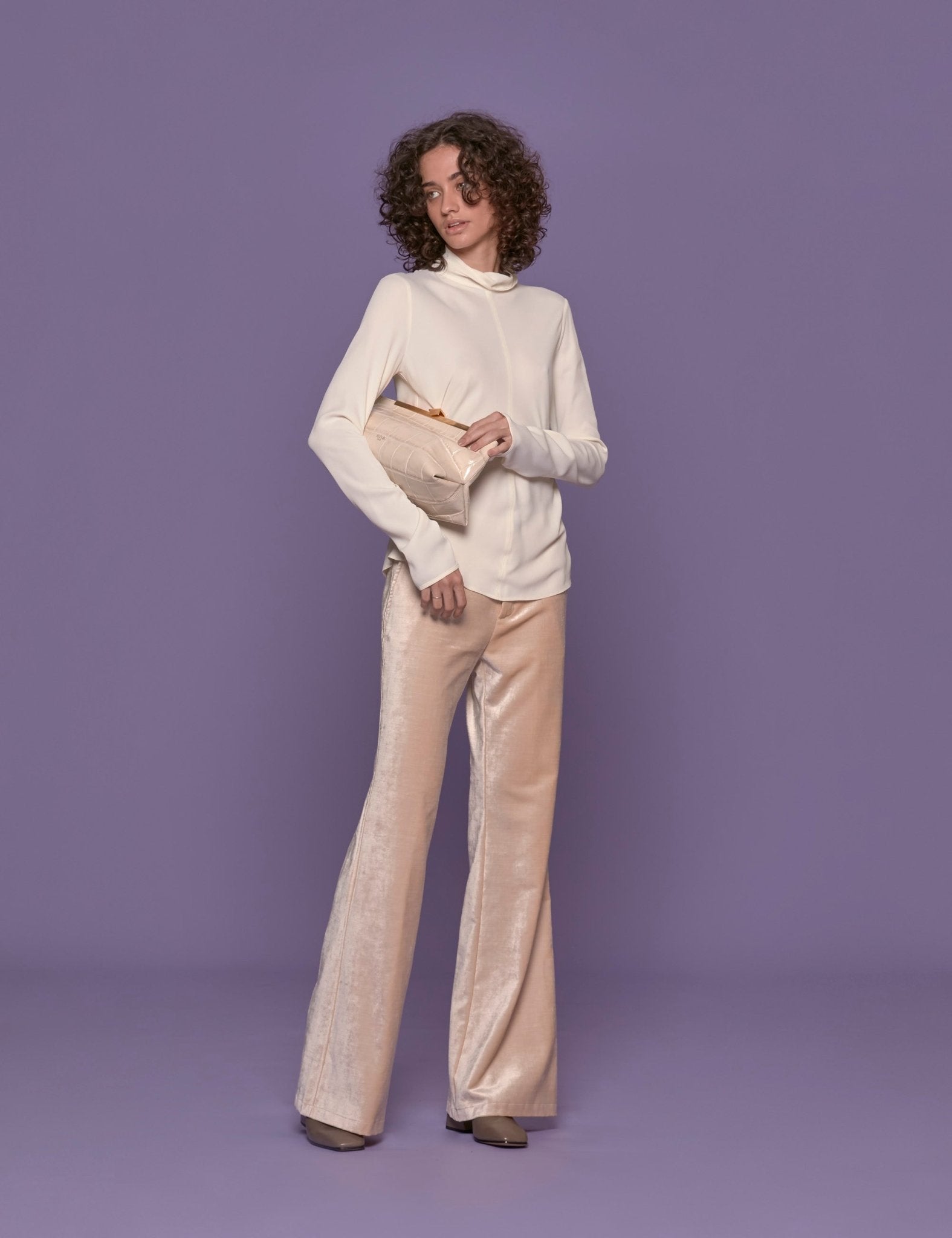 top marocain crepe bianco - Frida SRL
