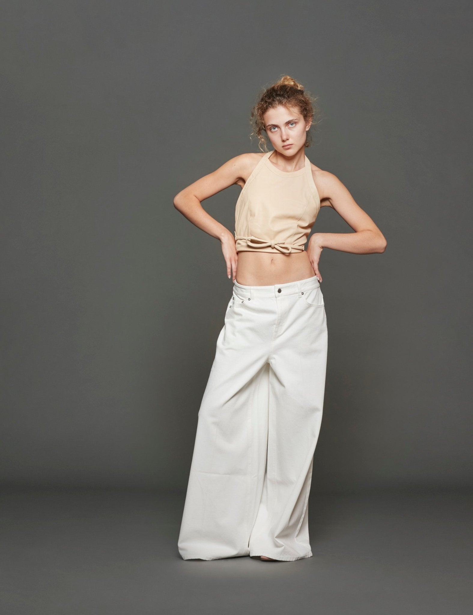 top nappa beige - Frida SRL