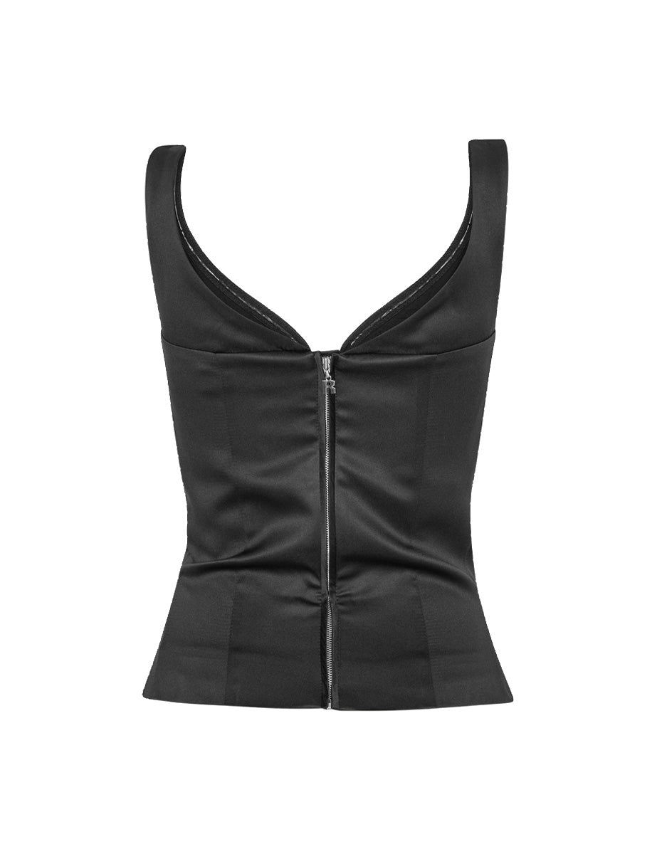 top satin black - rotate - top