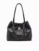 tote bag leather nero - marc jacobs - shopper