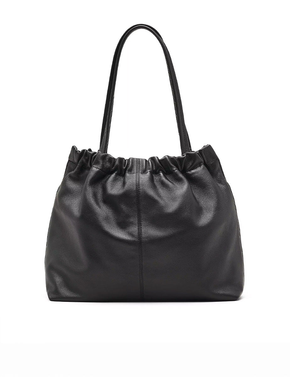 tote bag leather nero - marc jacobs - shopper
