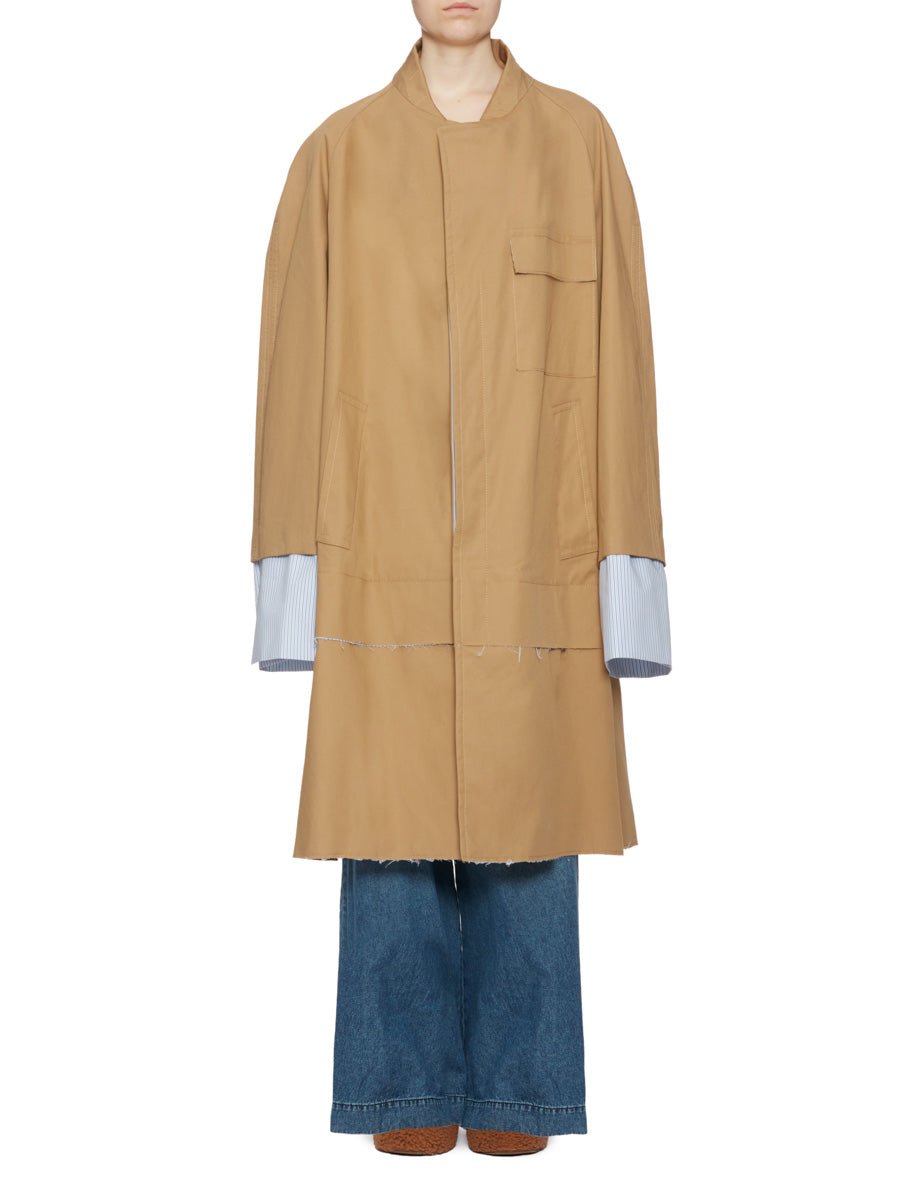 trench charlize cotone beige - jejia - trench