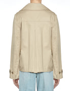 trench corto cotone white pepper - woolrich - giacca