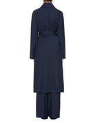 trench fresco lana blu - n21 alessandro dell'acqua - trench