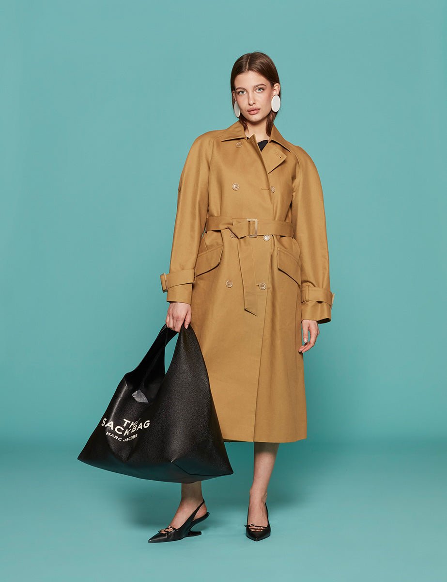 trench sculpted tan tan - tibi - trench