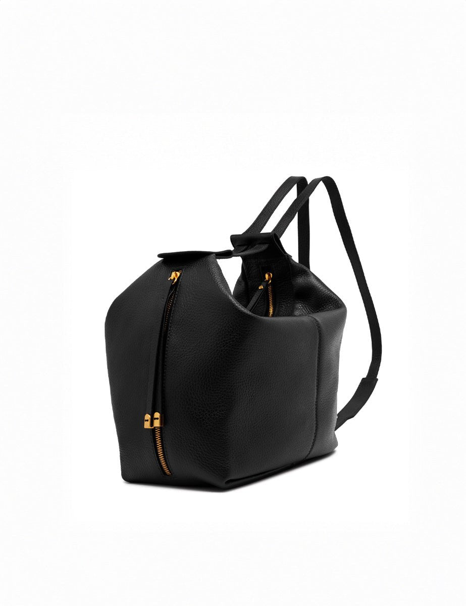 zaino leather nero - Frida SRL