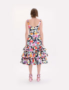 abito balze fiori - Frida SRL