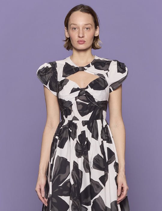 abito cotone fiocco - vivetta - abito