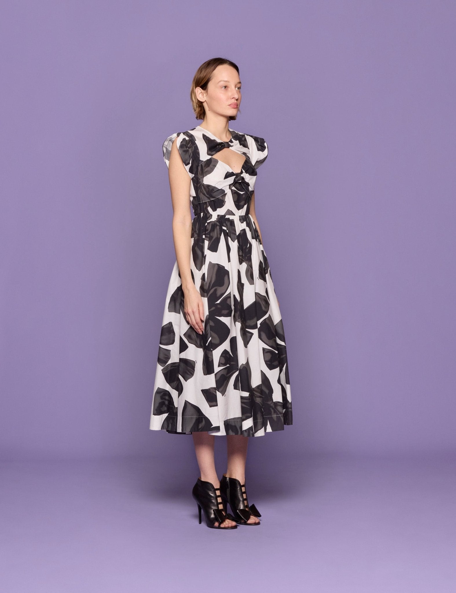 abito cotone fiocco - vivetta - abito