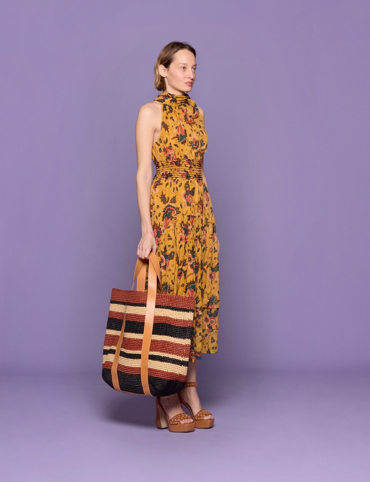 abito maya midi fiocco - ulla johnson - abito