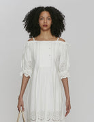 abito narcisa pristine bianco - Frida SRL