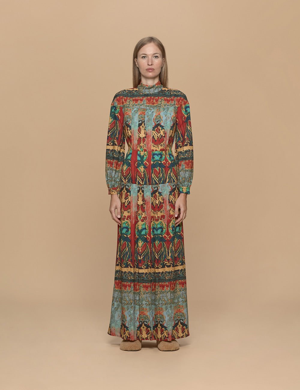 Abito Pieghe Turtleneck - stella jean - abito