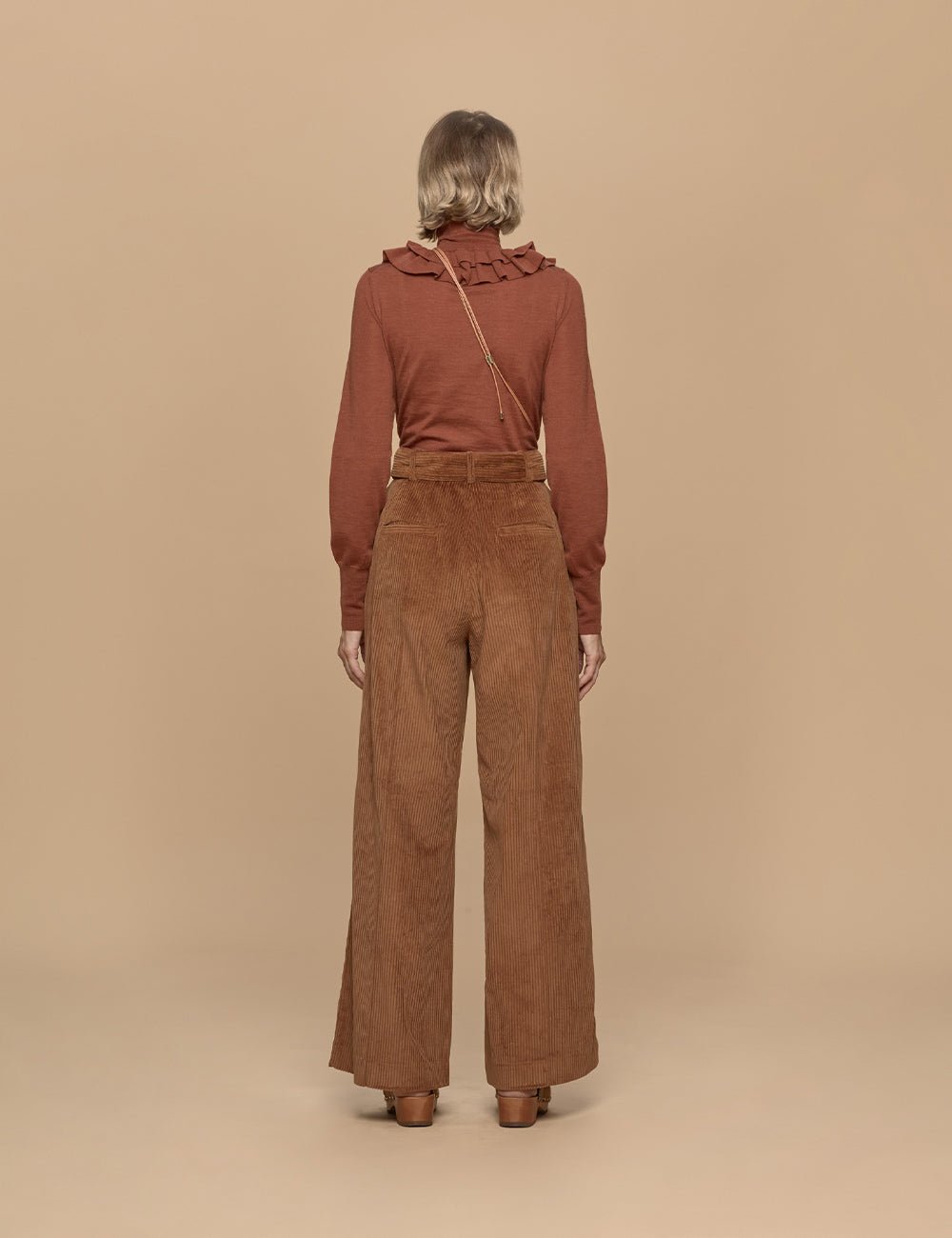 dolcevita marrone - ulla johnson - pullover