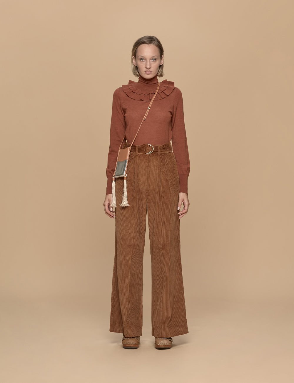 dolcevita marrone - ulla johnson - pullover