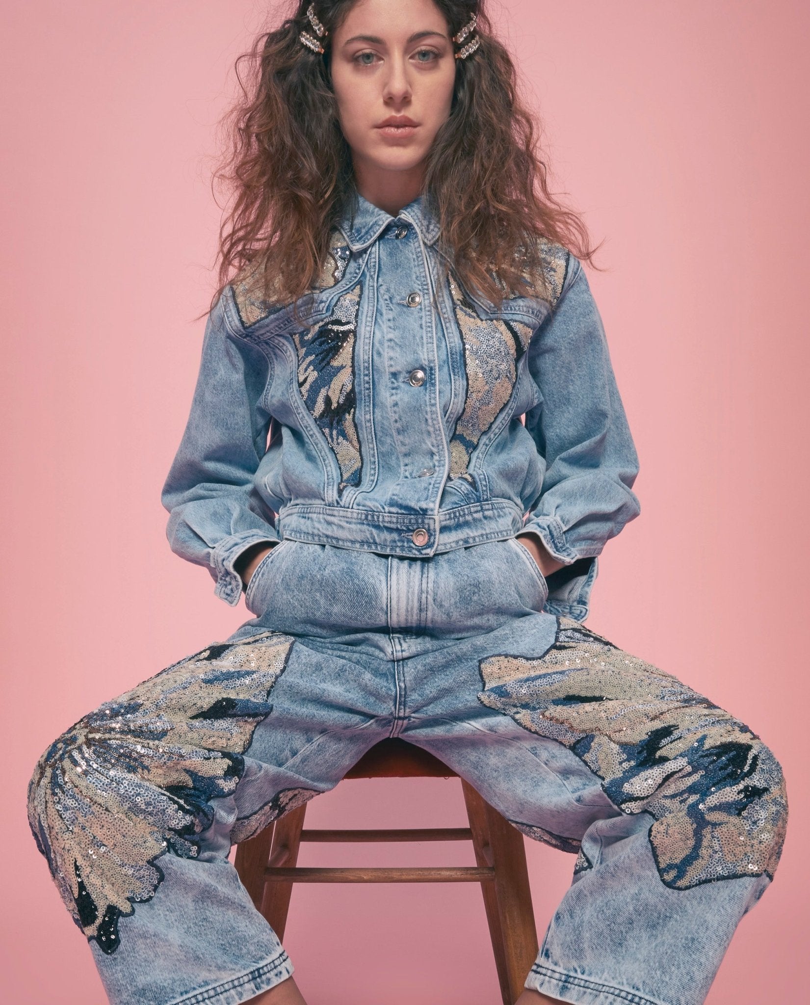 giubbino jeans miriana - Frida SRL