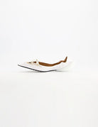 miky ballet flat pelle bianco - Frida SRL
