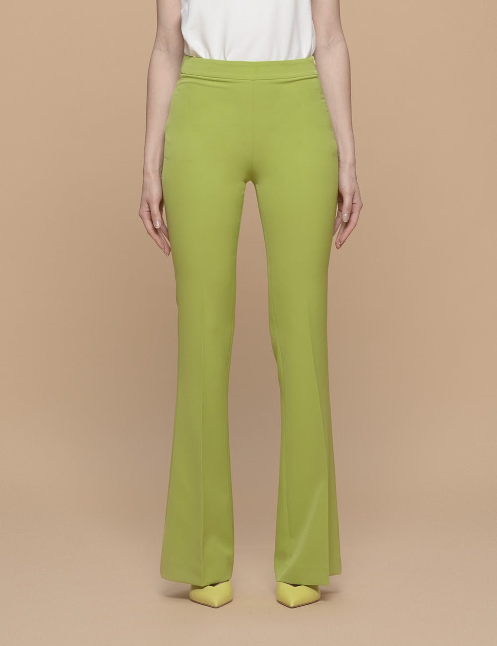 pantalone flare zip laterale - Frida SRL