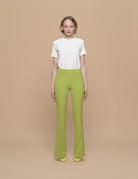 pantalone flare zip laterale - Frida SRL
