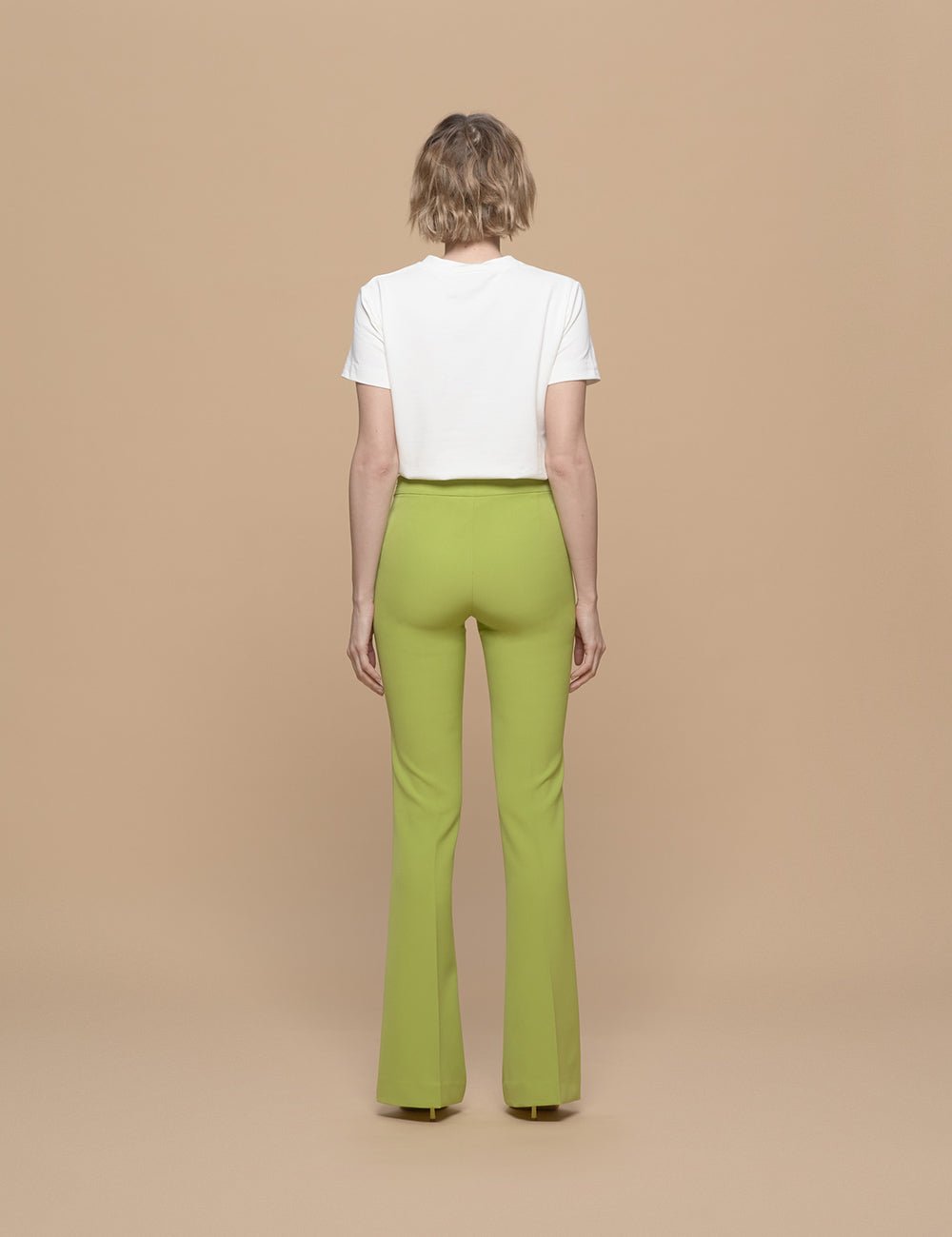pantalone flare zip laterale - Frida SRL