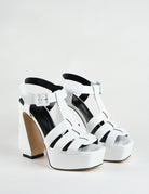 sandalo cinturino bianco - Frida SRL