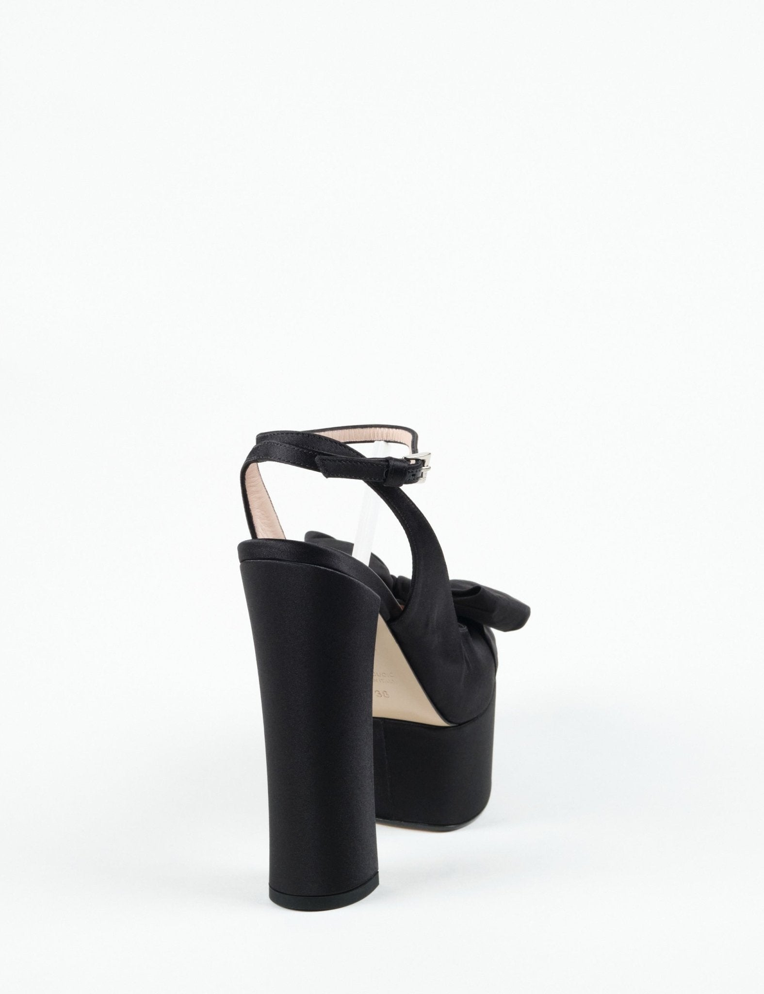 sandalo platform cinturino nero - Frida SRL